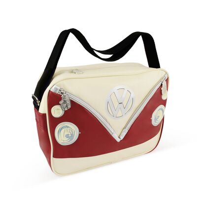 VOLKSWAGEN BUS VW T1 Bus Shoulder Bag, landscape format - red