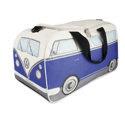 VOLKSWAGEN BUS VW T1 Bus Compact sports bag - blue/beige