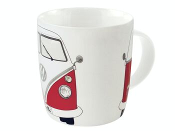 VOLKSWAGEN BUS VW T1 Combi Mug à café 370ml - rouge 1