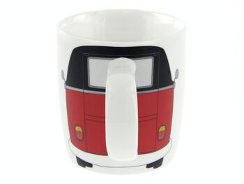 VOLKSWAGEN BUS VW T1 Combi Mug à café 370ml - rouge/noir 4