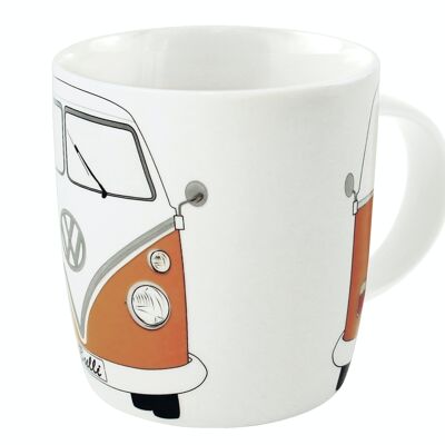 VOLKSWAGEN BUS VW T1 Bus Kaffeebecher 370ml - orange