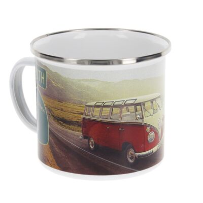 VOLKSWAGEN BUS VW T1 Bus Taza esmaltada 500ml - Highway 1