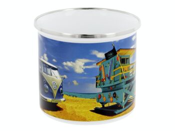 VOLKSWAGEN BUS VW T1 Combi Tasse émaillé 500ml - Beach Life 2