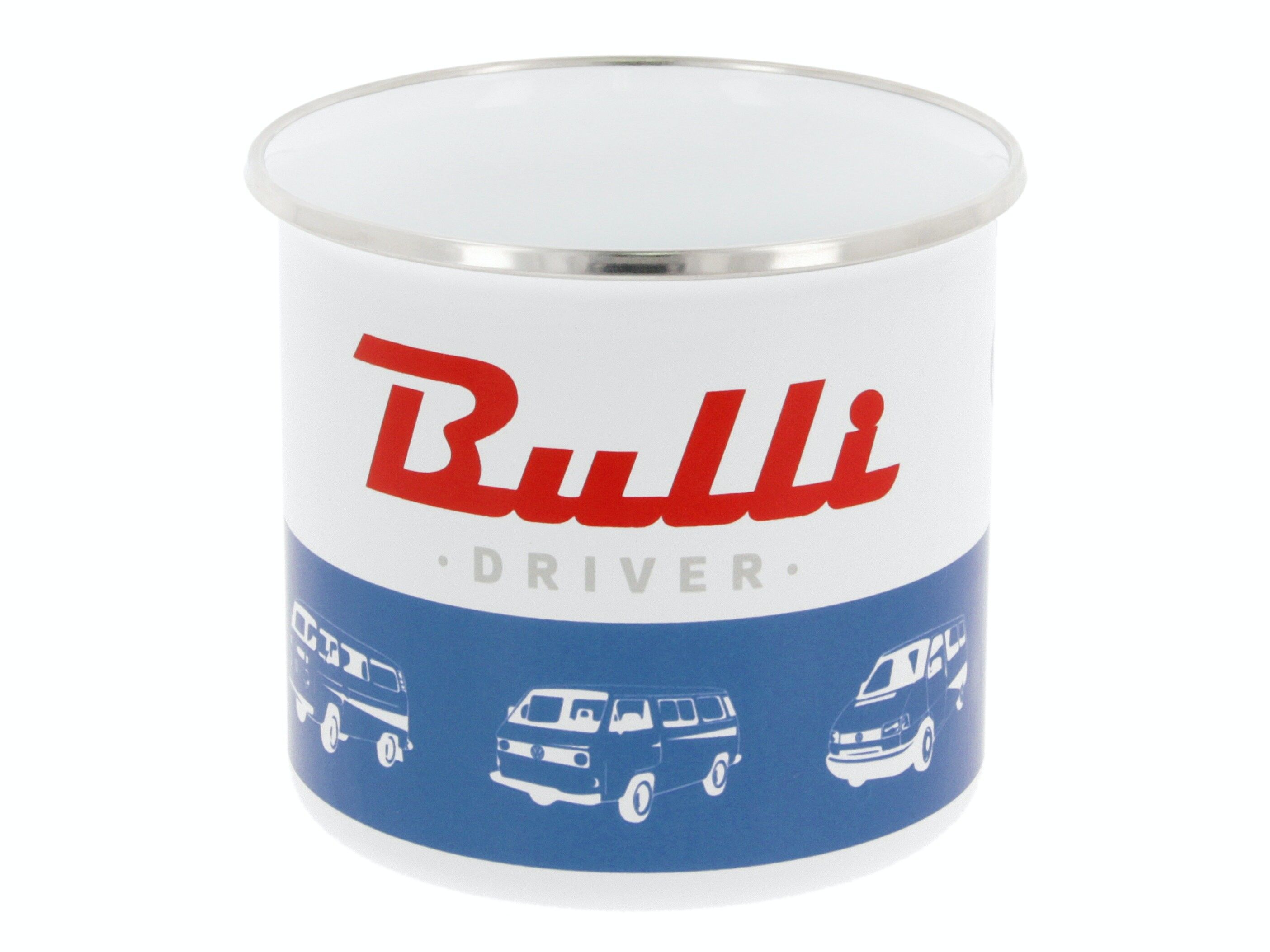 VOLKSWAGEN BUS VW T1 Bus Emaillebecher 500ml - Bulli Driver
