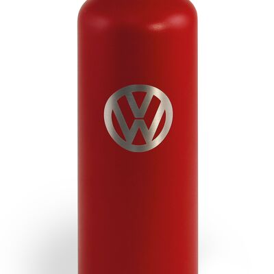 VOLKSWAGEN VW Borraccia doppio isolamento, acciaio inossidabile, caldo/freddo, 735ml - rosso
