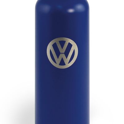 VOLKSWAGEN VW Borraccia doppio isolamento, acciaio inossidabile, caldo/freddo, 735ml - blu