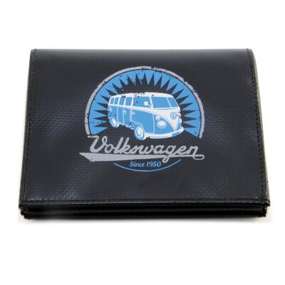 VOLKSWAGEN BUS VW T1 Bus Wallet, Tarpauline - black