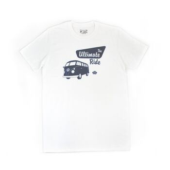 VOLKSWAGEN BUS VW T1 Bus Unisex T-Shirt (L) - The Ultimate Ride/weiß 1