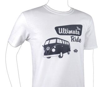 VOLKSWAGEN BUS VW T1 Bus Unisex T-Shirt (L) - The Ultimate Ride/weiß 2