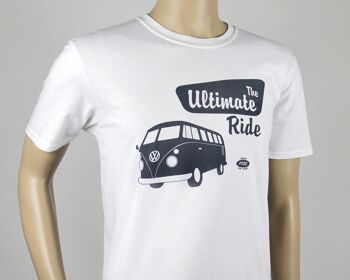 VOLKSWAGEN BUS VW T1 Bus Unisex T-Shirt (L) - The Ultimate Ride/weiß 3
