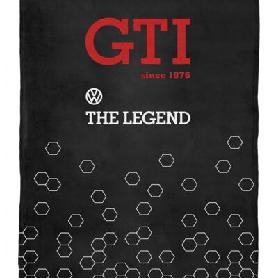 VOLKSWAGEN VW GTI Fleece blanket 150x200cm - black