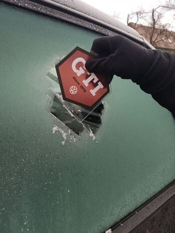 VOLKSWAGEN VW GTI Grattoir de glace - rouge 5