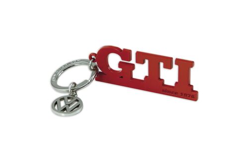 VOLKSWAGEN VW GTI Porte-clés avec pendentif de charme - rouge