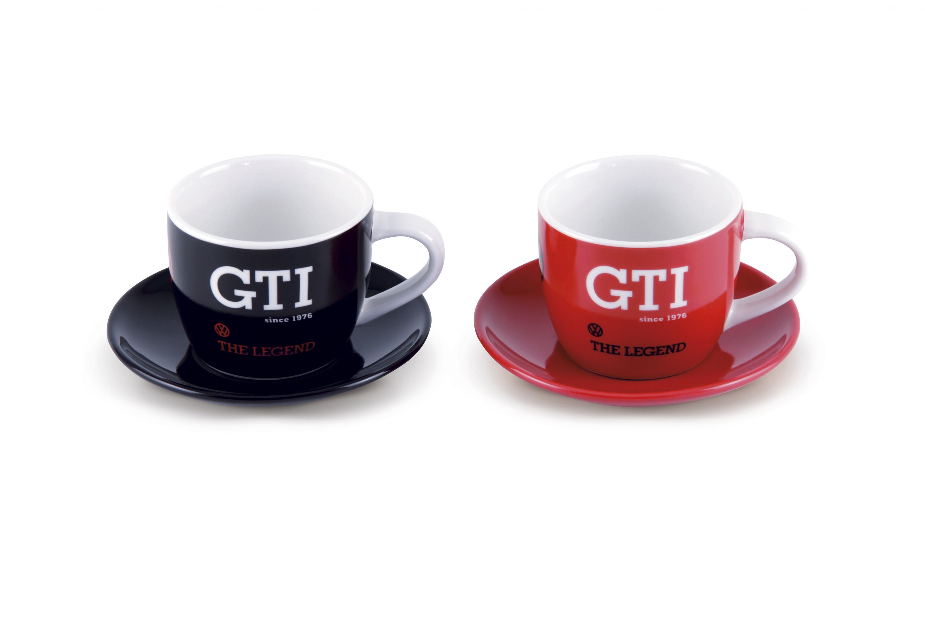 Kaufen Sie VOLKSWAGEN VW GTI Service Espresso Kaffeetasse, 2 Stück, 100ml -  The Legend/rot & schwarz zu Großhandelspreisen