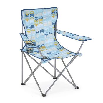 VOLKSWAGEN BUS VW T1 Bus Chaise de plage pliable - multibus/bleu 1