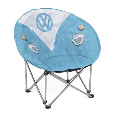 VW T1 Combi Chaise de camping pliable - bleu