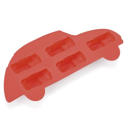 Molde de silicona para cubitos de hielo VOLKSWAGEN VW Beetle - rojo
