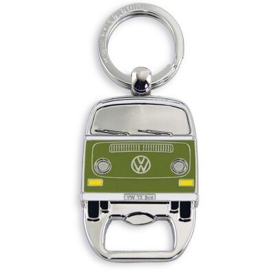 VOLKSWAGEN BUS VW T2 Bus Key ring/bottle opener - green