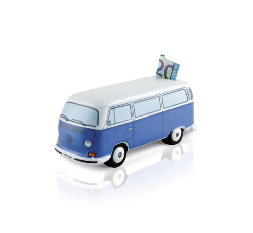 VOLKSWAGEN BUS VW T2 Combi Tirelire Céramique (1:22) - bleu
