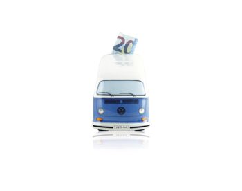 VOLKSWAGEN BUS VW T2 Combi Tirelire Céramique (1:22) - bleu 2