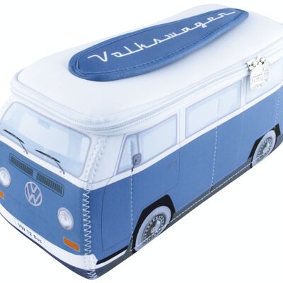 VOLKSWAGEN BUS Borsa universale VW T2 Bus 3D in neoprene - blu