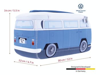 VOLKSWAGEN BUS VW T2 Bus 3D Neopren Universaltasche - blau 2