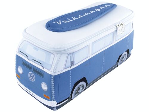 VOLKSWAGEN BUS VW T2 Combi 3D Néoprène Petit Sac universel - bleu