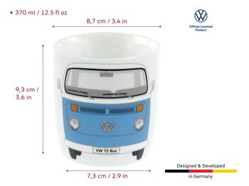 VOLKSWAGEN BUS VW T2 Combi Mug à café 370ml - bleu 6
