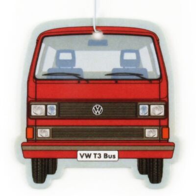 VOLKSWAGEN BUS VW T3 Bus Air Freshener - Vanilla/Red
