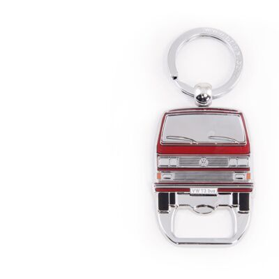 VOLKSWAGEN BUS VW T3 Bus Key ring/bottle opener - red