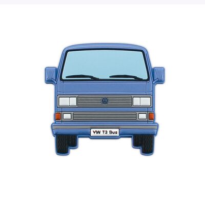 VOLKSWAGEN BUS VW T3 Combi Aimant en caoutchouc - bleu