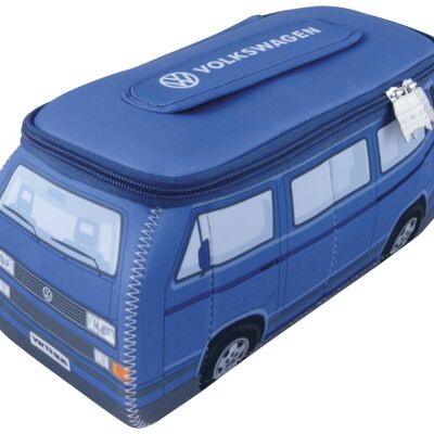 VOLKSWAGEN BUS VW T3 Bus 3D Neopren Universaltasche - blau