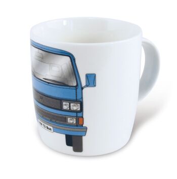 VOLKSWAGEN BUS VW T3 Combi Mug à café 370ml - bleu 1