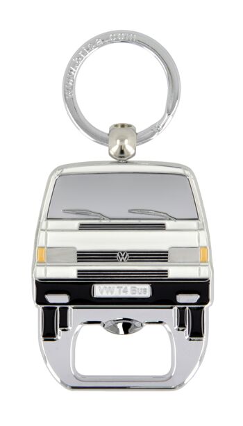 VOLKSWAGEN BUS VW T4 Combi Porte-clés/l´ouvre-bouteille - blanc 1