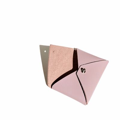 PINK mini leather envelope