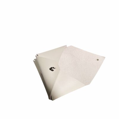 Mini leather envelope CREAM