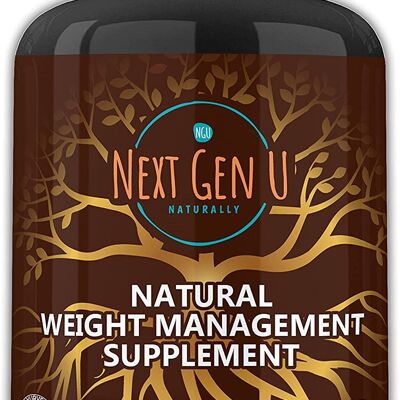 Natural Weight Management Supplement - 120 High Strength Vegan Capsules