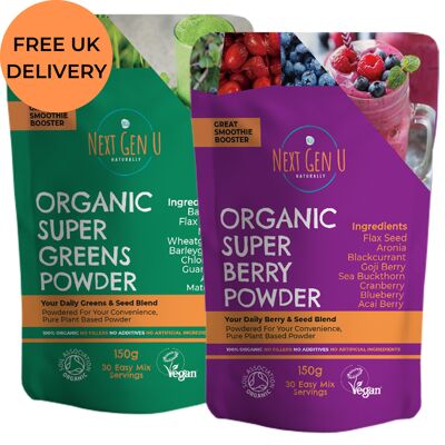 Organic Super Greens and Super Berry Bundle