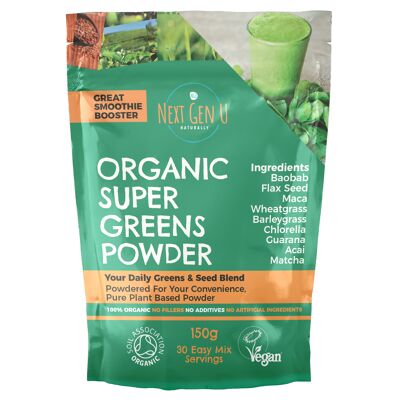 Organic Super Greens Powder 150g