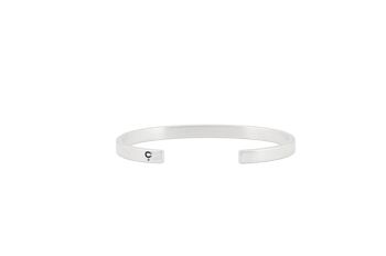 Bracelet manchette Finition mate 1