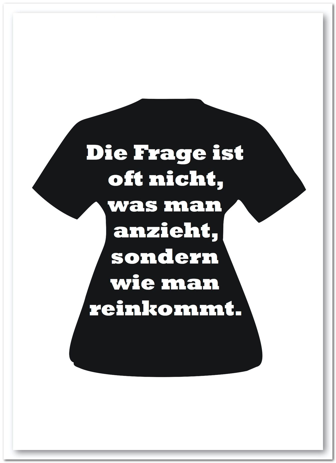 Cartolina "vestirsi"