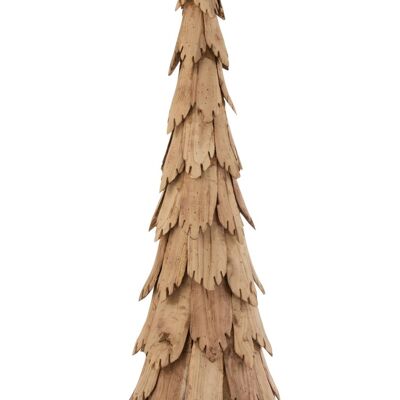 arbol de navidad trozos de madera natural large