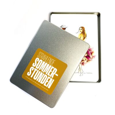 Boîte à cartes "Pure summer in one box" - 10 cartes dans une boîte