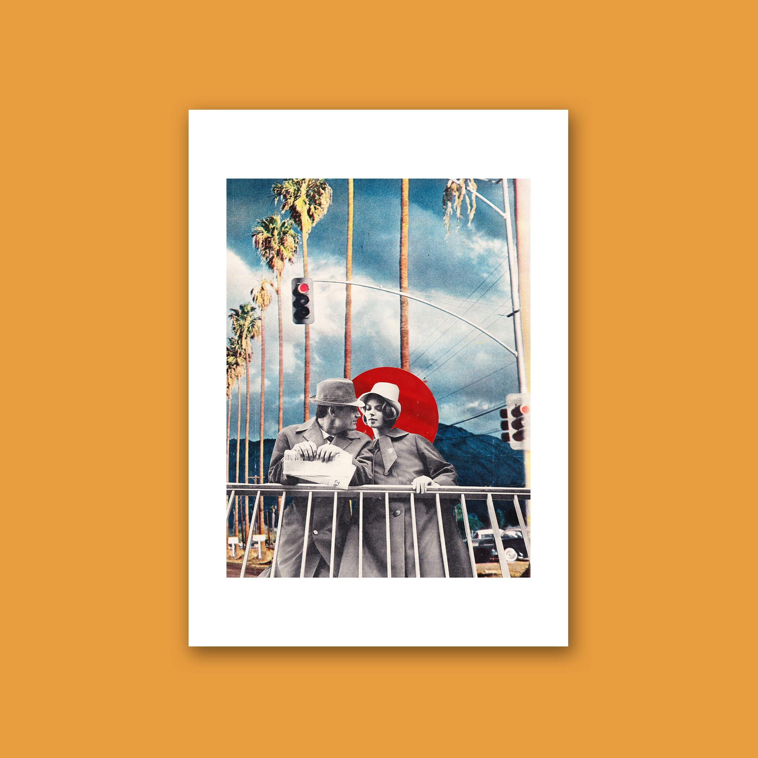 Luces rojas - Edición de bellas artes firmado y numerado A4