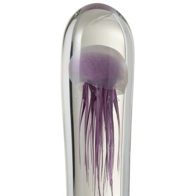 pisapapeles medusa vidrio purpera large