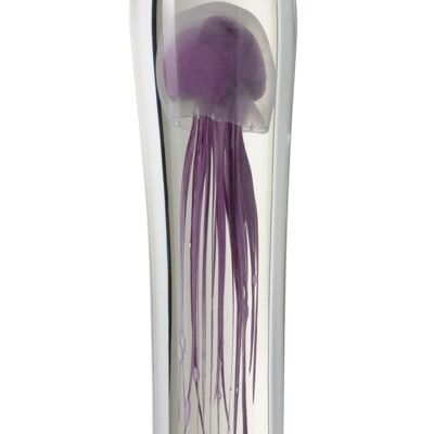 pisapapeles medusa vidrio purpera extralarge
