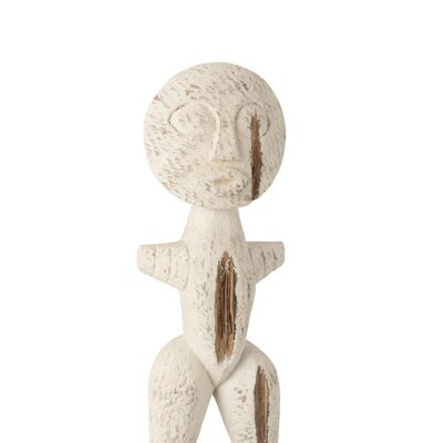 figura primitivo alabasia madera blanco small
