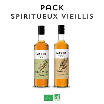 Pack Spiritueux vieillis BIO (12 bouteilles)